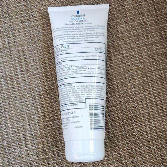 NWT Cetaphil Restoraderm Eczema Flare Up Relief Cream - Picture 6 of 9